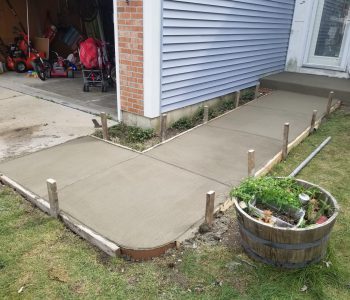 New front step and sidewalk - Downers Growve, IL