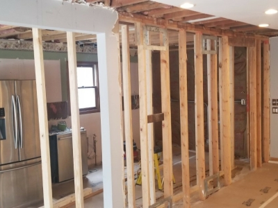 Kitchen remodel with hidden beam wall removal - 19