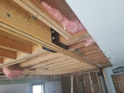 Kitchen remodel with hidden beam wall removal - 6