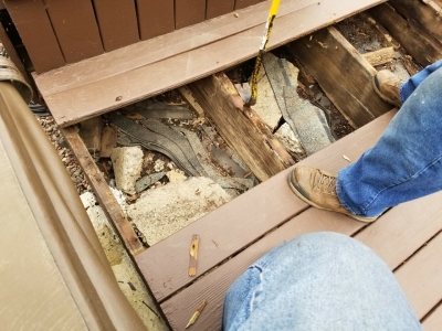 Deck Resurfacing and fix hidden Rot - 3
